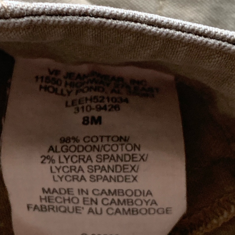 Lee Riveted Tan Pants - Picture 9 of 9